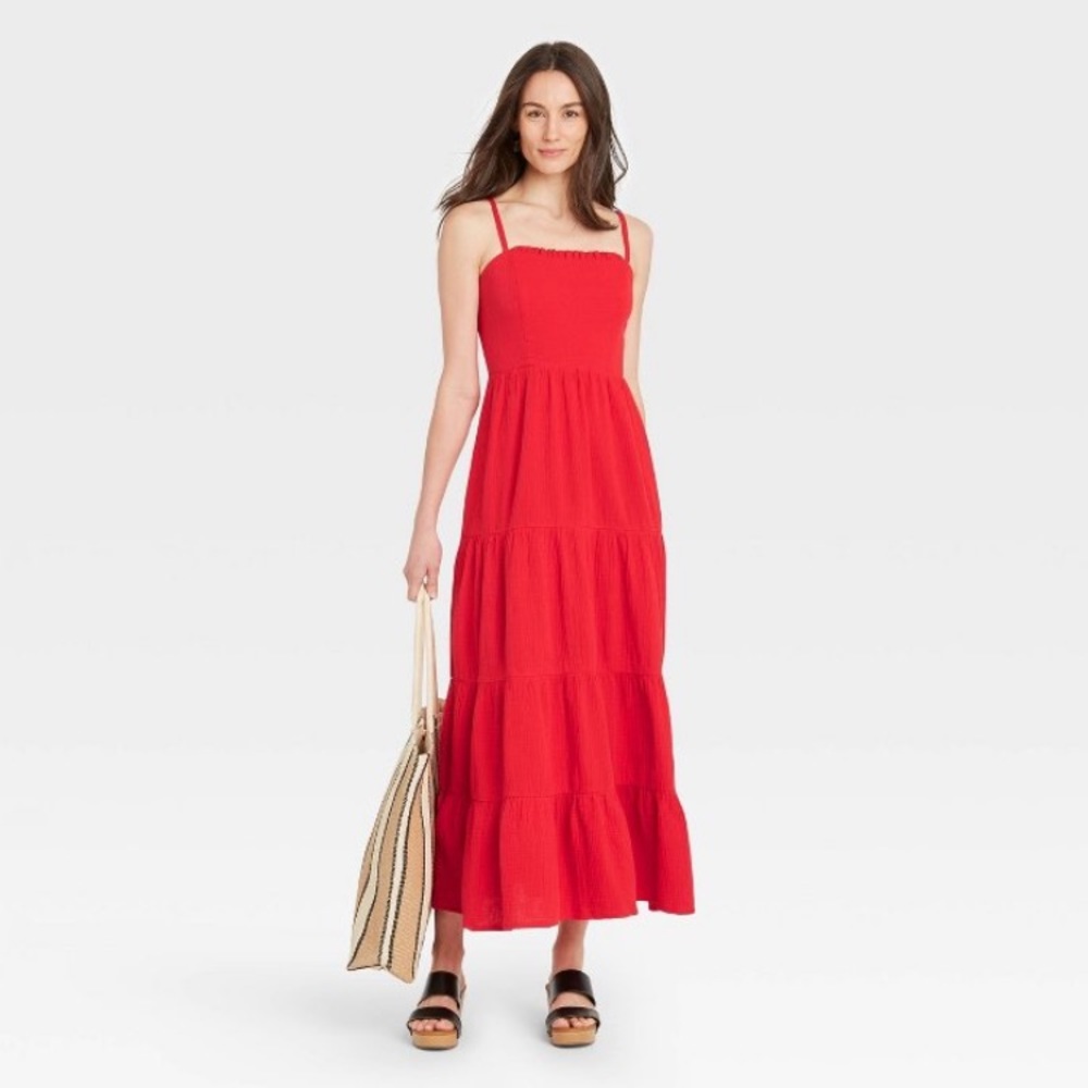 NWT Knox Rose Tiered Maxi Dress